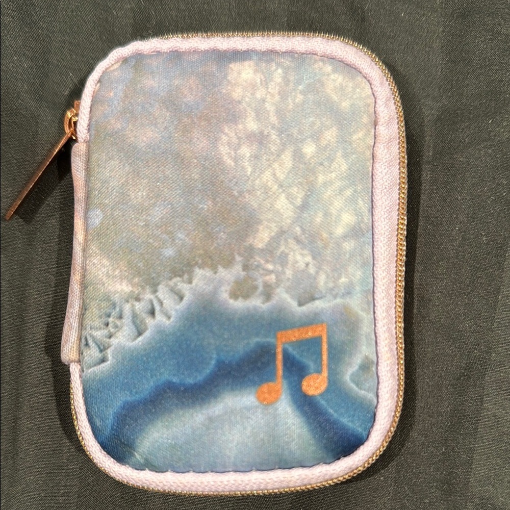 Music Note AirPods Sleeve - Blue and Gray